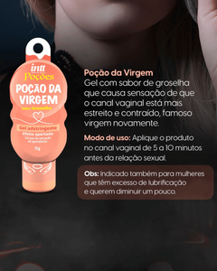 Poção da Virgem – Gel Adstringente Feminino com Aroma de Groselha