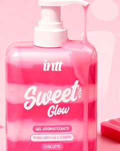 Sweet Glow – Gel Hidratante Beijável sabor Chiclete para Virilha e Corpo 320ml