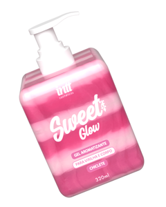 Sweet Glow – Gel Hidratante Beijável sabor Chiclete para Virilha e Corpo 320ml