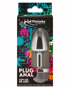 Plug Anal Lume – Com Luzes LED Coloridas | Tamanho P