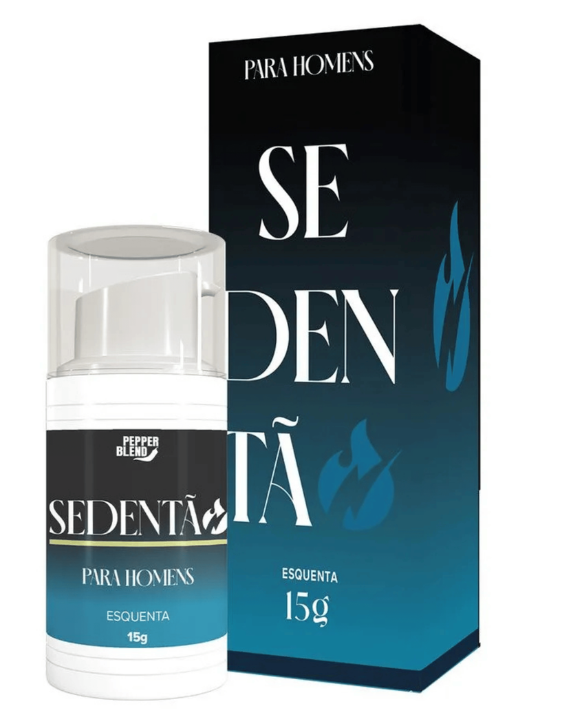 Sedentão – Gel Excitante Masculino com Efeito Vasodilatador e Aquecimento - Único