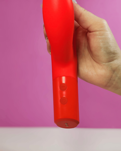 Êxtase - Vibrador com Vai e Vem e Power Finger Estimulador de Clitóris