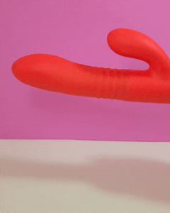 Êxtase - Vibrador com Vai e Vem e Power Finger Estimulador de Clitóris