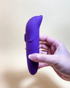 Dolphi - Vibrador Aveludado Golfinho com Estimulador de Ponto G