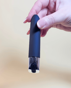 Sky - Vibrador Bullet Aveludado Recarregável com 12 Modos de Vibração