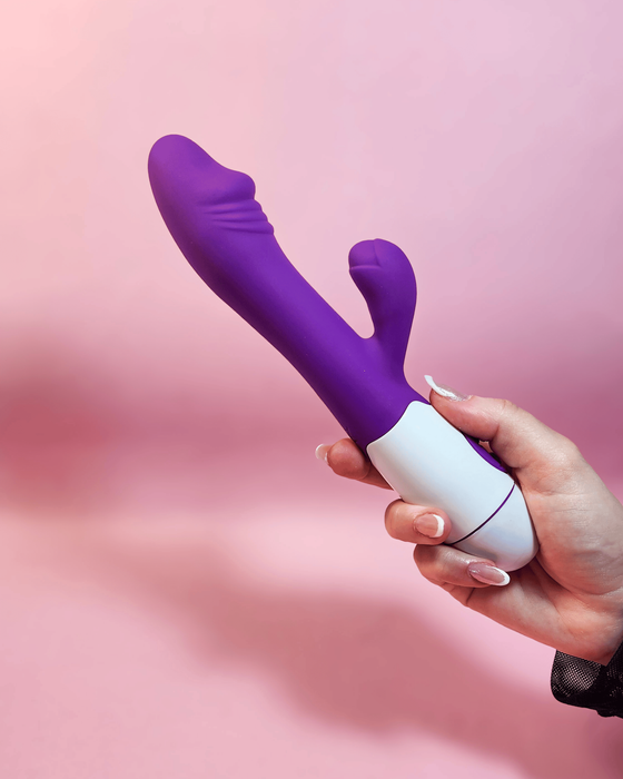 Start - Vibrador de Ponto G com Estímulo de Clitóris e 30 Modos de Vibração - Roxo