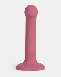 Nina - Dildo com Ventosa e Vibrador Recarregável Go Vibe