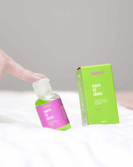 Óleo de Massagem Beijável Olove Sentidos - Menta Ice