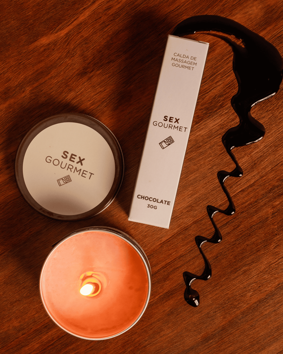 Sex Gourmet - Gel Comestível para Sexo Oral - Chocolate