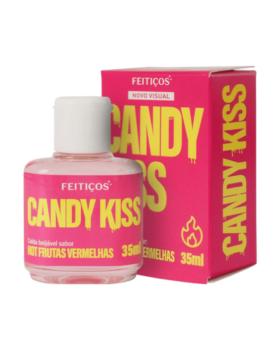 Candy Kiss – Gel Beijável com Efeito de Aquecimento | Frutas Vermelhas · Caipirinha - Frutas Vermelhas