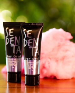 Sedenta – Gel Vibrante para Oral com Jambu e Glitter | Algodão Doce · Cereja Ice · Lollipop