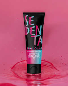 Sedenta – Gel Vibrante para Oral com Jambu e Glitter | Algodão Doce · Cereja Ice · Lollipop