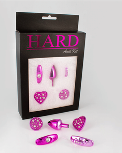 Kit Plug anal Tamanho P Personalizável | Coração, Pedra, Alça,  Alça Cravejada