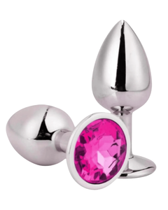 Plug Anal com Pedra – com Base Arredondada | P, M ou G