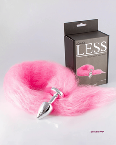 Plug Anal com Rabo Peluciado | Preto ou Rosa | P, M ou G
